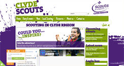 Desktop Screenshot of clydescouts.org.uk